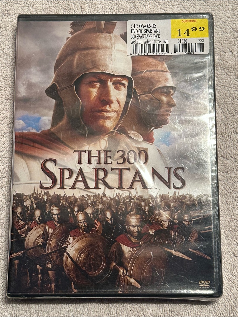 The 300 Spartans DVD — Epic Historical Action (Brown, Black)